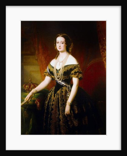 French empress Eugenie, c. 1853 by Edouard Louis Dubufe