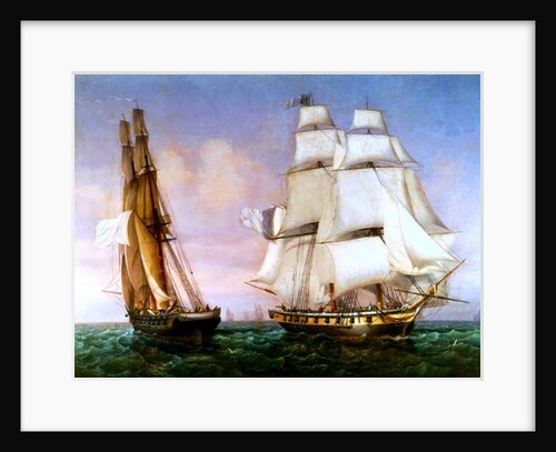 Napoleon leaving the Island of Elba, 28th February 1815 by Ambroise-Louis Garneray