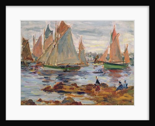 The Harbour at Concarneau by Aloysius C. O'Kelly