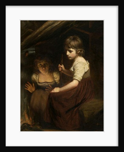 Cottage Girls by the Fireside by John Opie
