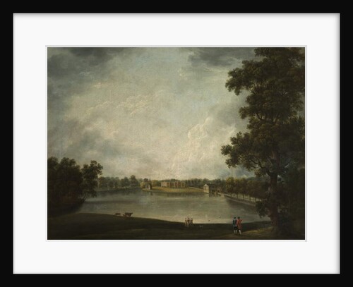 A View of the Old Hall, Tabley, Cheshire by Samuel Stringer