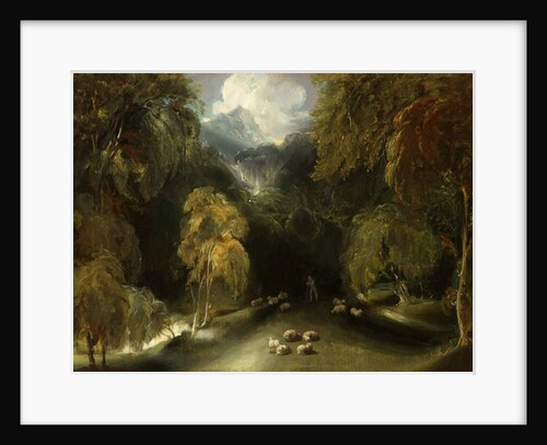 A View of Dovedale, Looking toward Thorpe Cloud by Thomas Lawrence