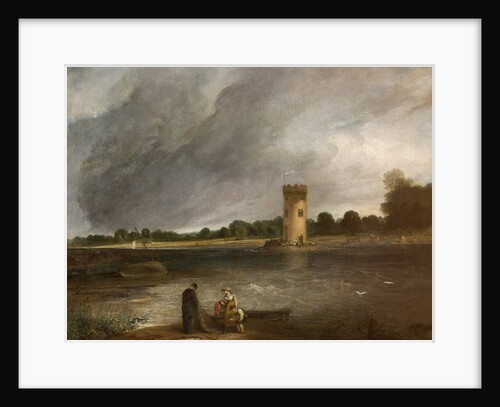 Tabley Lake and Tower, the Seat of Sir John Leicester, Bt by Henry Thomson