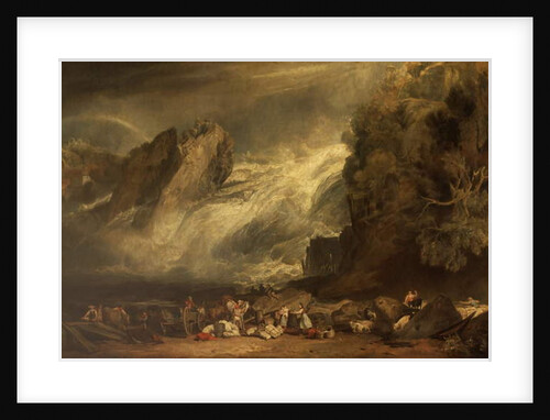 Falls of the Rhine at Schaffhausen by Joseph Mallord William (after) Turner