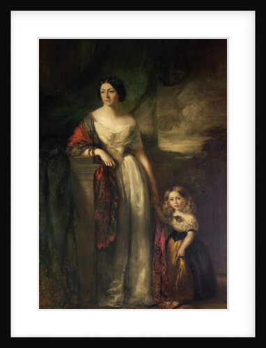 The 2nd Lady de Tabley, with Her Small Daughter by James Rannie Swinton