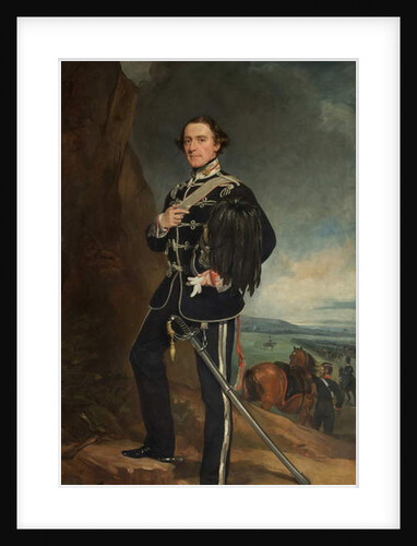 The 2nd Lord de Tabley as Colonel Commandant of the Earl of Chester's Yeomanry Cavalry by Francis Grant