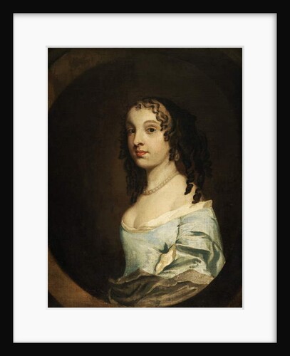 Portrait of a Lady in Blue by Peter (studio of) Lely