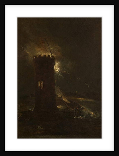 Tabley Tower at Night by Henry Thomson