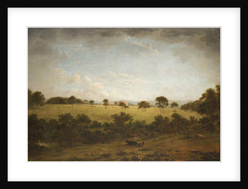 Tabley: The Park with a Distant View of the House by Anthony Devis