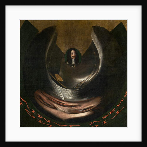 An Anamorphic Portrait of Charles II by English School