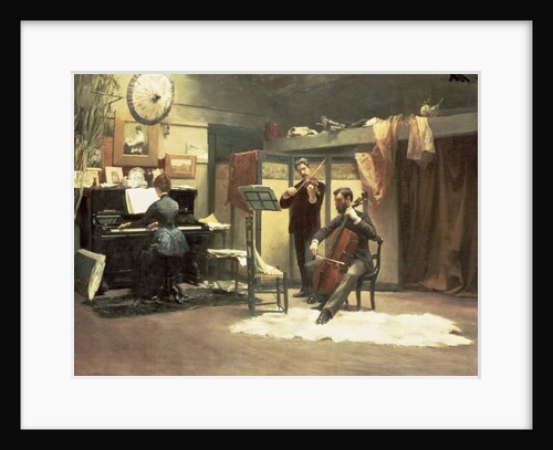 The Musicale, 1887 by Stacy Tolman