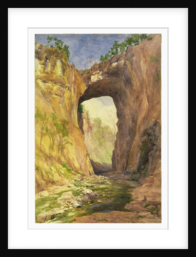 Natural Bridge, Virginia, 1876 by John Henry Hill