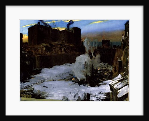 Pennsylvania Station Excavation, 1909 by George Wesley Bellows