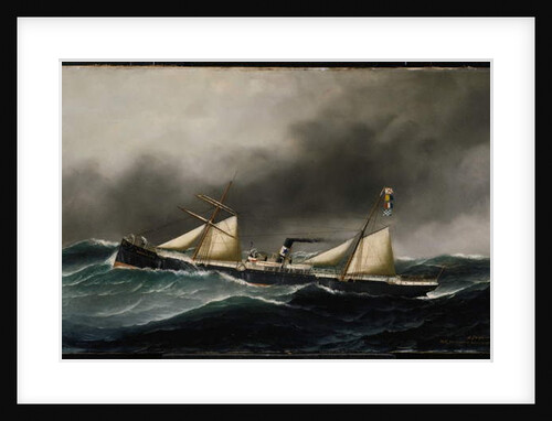 S.S. Brooklyn City, 1886 by Antonio Jacobsen