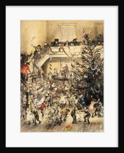 Yuletide Revel by William James Glackens
