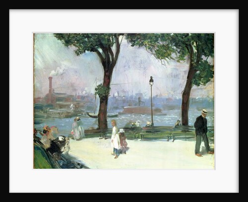 East River Park, c.1902 by William James Glackens