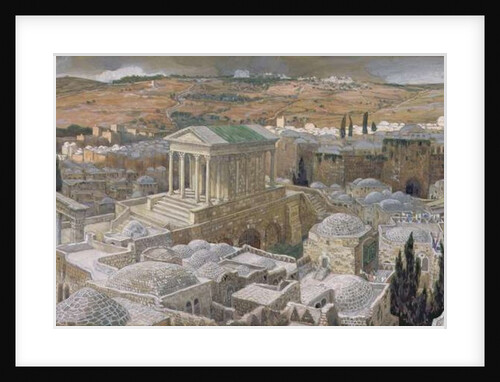 The Pagan Temple Built by Hadrian on the Site of Calvary by James Jacques Joseph Tissot