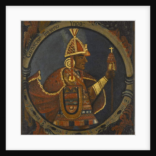 Tupac Cusi Hualpa 13th Inca King, mid-18th century by School Peruvian
