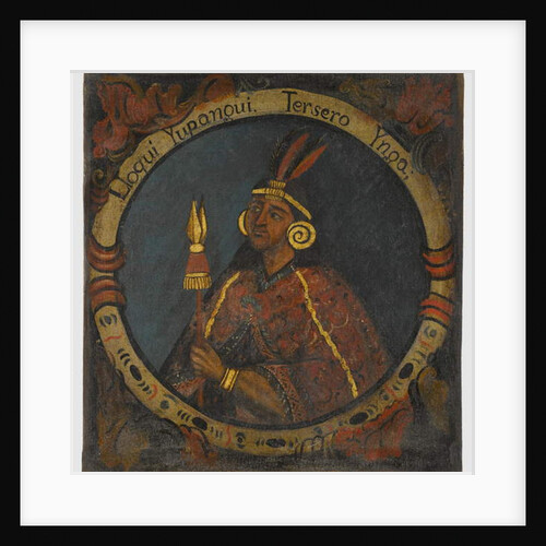Lloque Yupanqui, 3rd Inca King, mid-18th century by School Peruvian