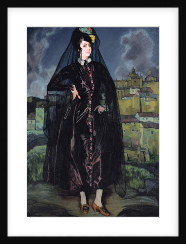Portrait of Anita Ramirez in Black, 1916 by Ignacio Zuloaga y Zabaleta