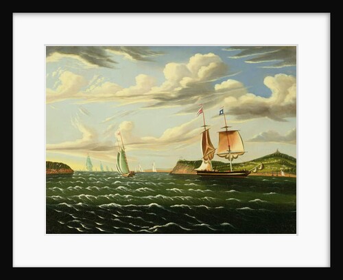 Staten Island and the Narrows, 1835-55 by Thomas Chambers