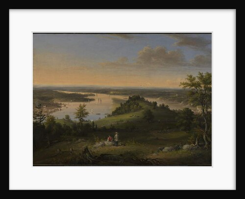Scene on the Hudson River, 1849 by Henry Ary