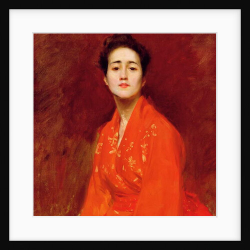 Study of Girl in Japanese Dress, 1895 by William Merritt Chase