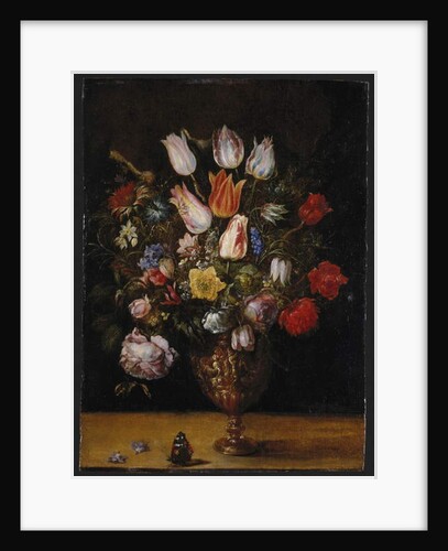 Flowers in a Vase by Kasper or Gaspar van den Hoecke