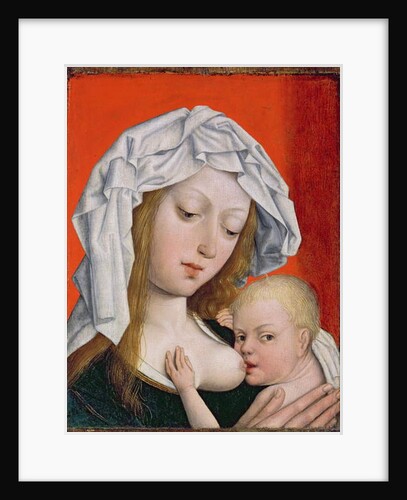 Madonna Nursing the Christ Child, late 15th century by Master of the Legend of the Magdalen