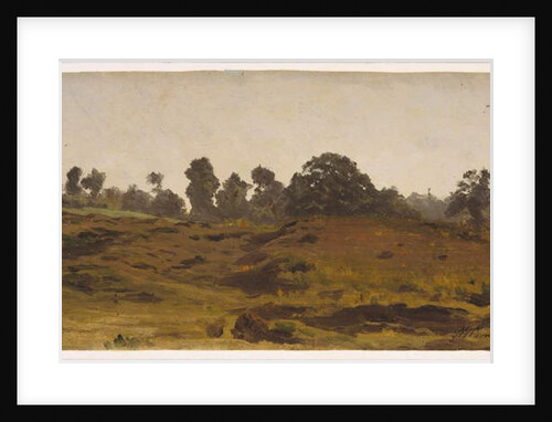 View of a Field, early 1850s by Auguste Francois Bonheur