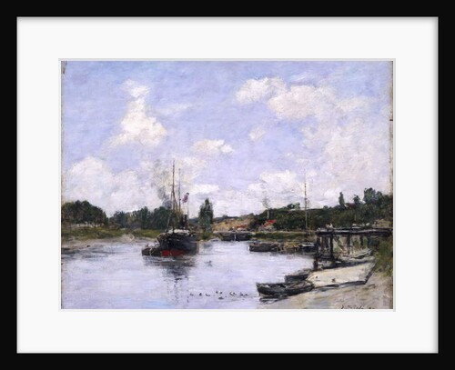 The Port, Saint-Valery-sur-Somme, 1892 by Eugene Louis Boudin