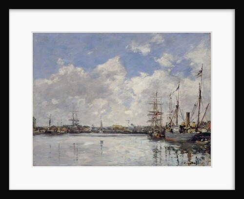 Le Havre, the Port, 1884 by Eugene Louis Boudin