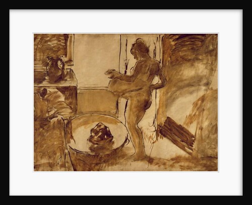 Woman Drying Herself, c.1884-86 by Edgar Degas