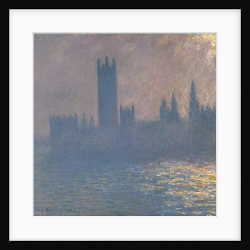 Houses of Parliament, Effect of Sunlight, 1903 by Claude Monet