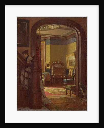 Not at Home, c.1873 by Eastman Johnson
