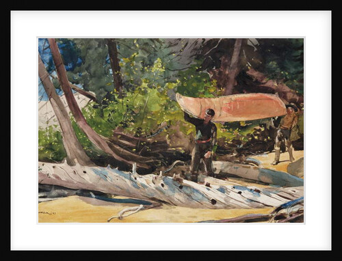 End of the Portage, 1897 by Winslow Homer