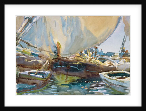 Melon Boats, c.1905 by John Singer Sargent