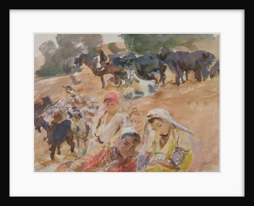 Goatherds by John Singer Sargent