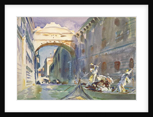 The Bridge of Sighs, c.1905-08 by John Singer Sargent