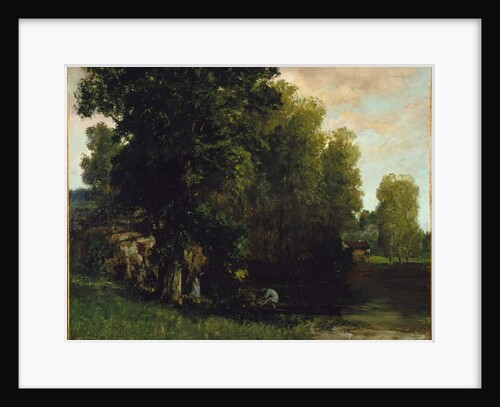 The Edge of the Pool 1867 by Gustave Courbet