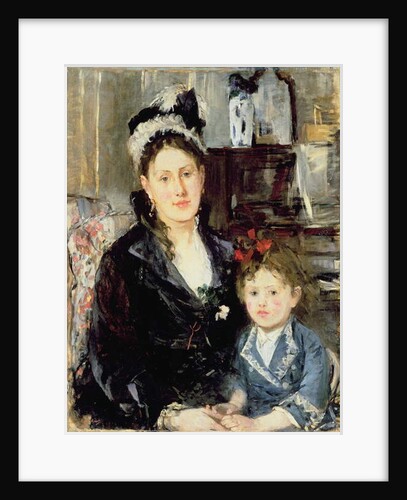 Mme Boursier and Her Daughter, 1873 by Berthe Morisot