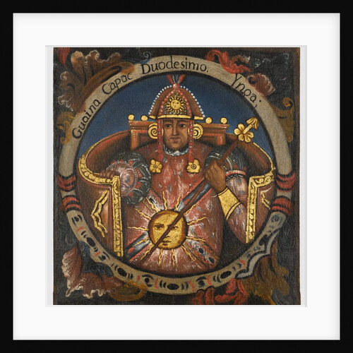 Huayna Capac, 12th Inca King, Cuzco School, mid-18th century by School Peruvian