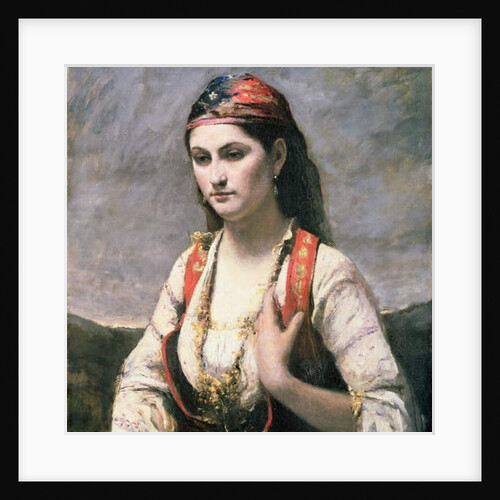 The Young Woman of Albano, 1872 by Jean Baptiste Camille Corot