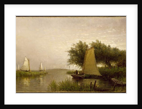 On Synepuxent Bay, Maryland, 1876 by Arthur Quartley