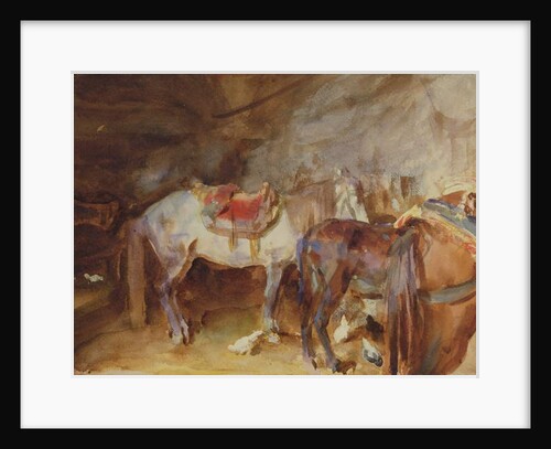 Arab Stable, c.1905-06 by John Singer Sargent