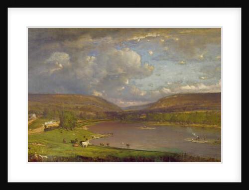 On the Delaware River, 1861-63 by George Snr. Inness