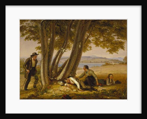 Playing Truant or Boys Caught Napping in a Field, 1848 by William Sidney Mount