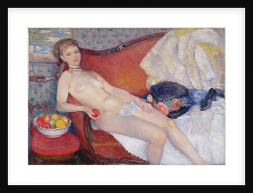 Nude with Apple, 1909-10 by William James Glackens