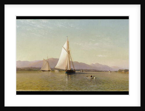 The Hudson at Tappan Zee, 1876 by Francis Augustus Silva