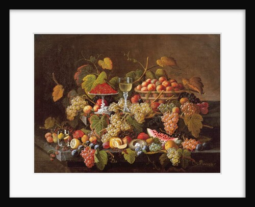 Still Life with Fruit, c.1860 by Severin Roesen
